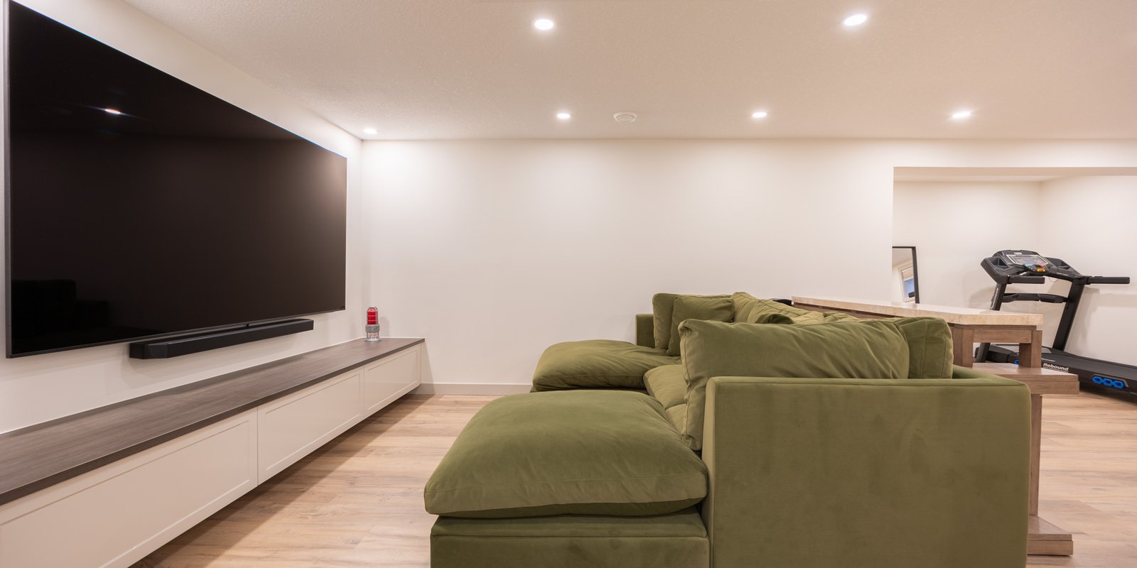 Calgary basement living room