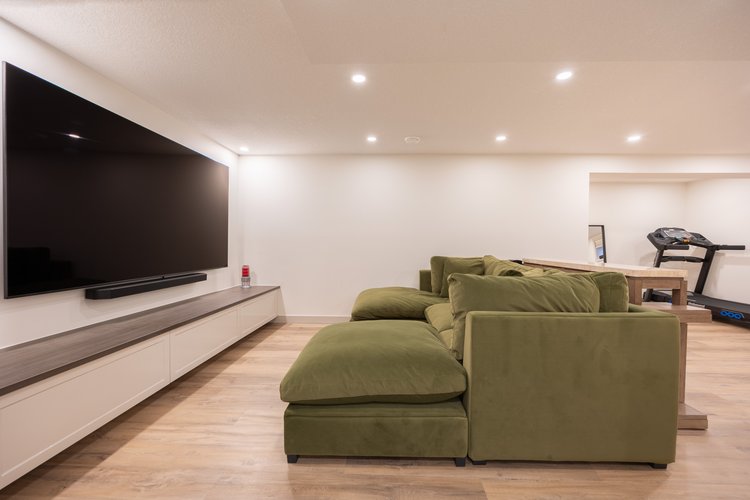 Calgary basement living room