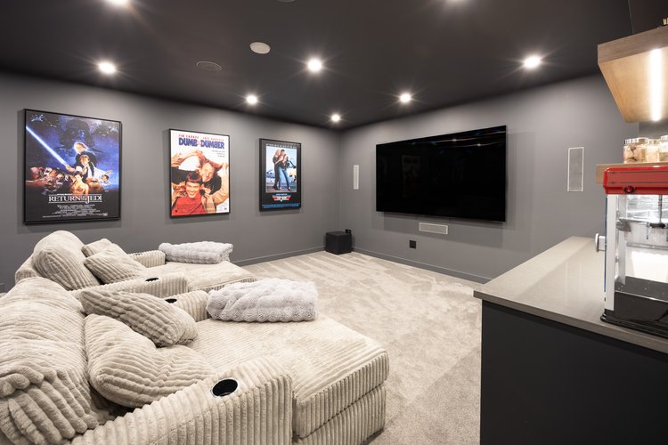 Theatre room Basement
