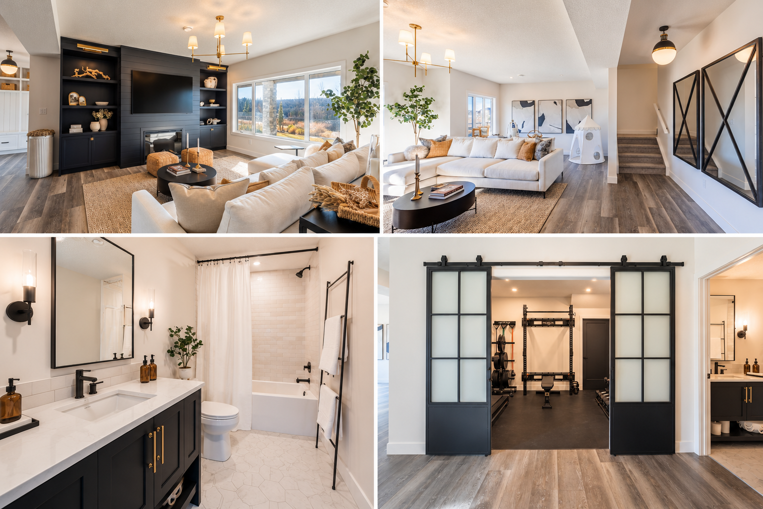 Modern Home Interior Collage